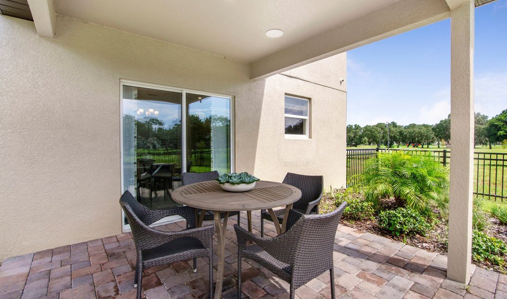 Patio for outdoor entertaining