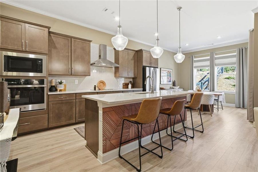Furnished interior view inside a new home in , Ellijay (Image 12).