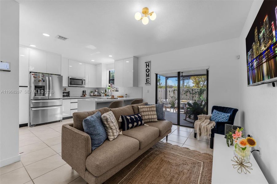 Furnished interior view inside a new home in , Florida City (Image 5). Furnished interior view inside a new home in , Florida City (Image 5).