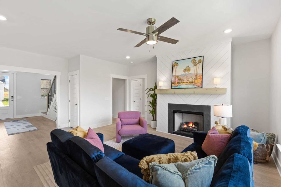 Furnished interior view inside a new home in , Gallatin (Image 3).