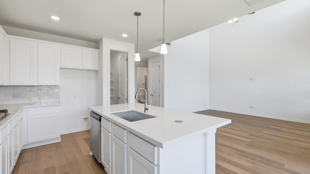 Furnished interior view inside a new home in Anna Ranch, Anna (Image 18).