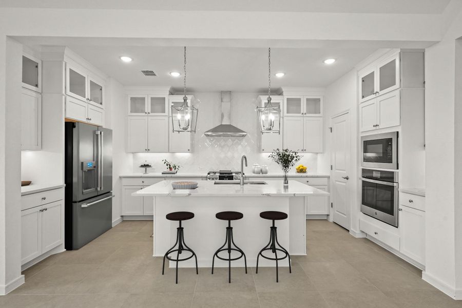 Gourmet island kitchen (*Photo not of actual home and used for illustration purposes only.)