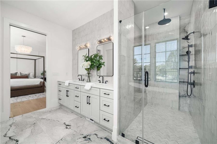 Furnished interior view inside a new home in Echo at Crabapple, Milton (Image 20).