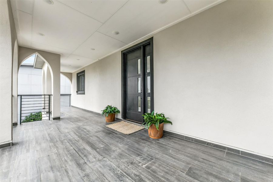 This porch invites slow mornings and breezy evenings. Elevated above it all, it feels peaceful and private.