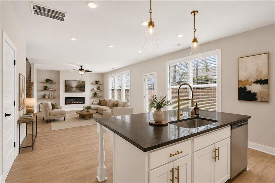 Furnished interior view inside a new home in , Villa Rica (Image 10).