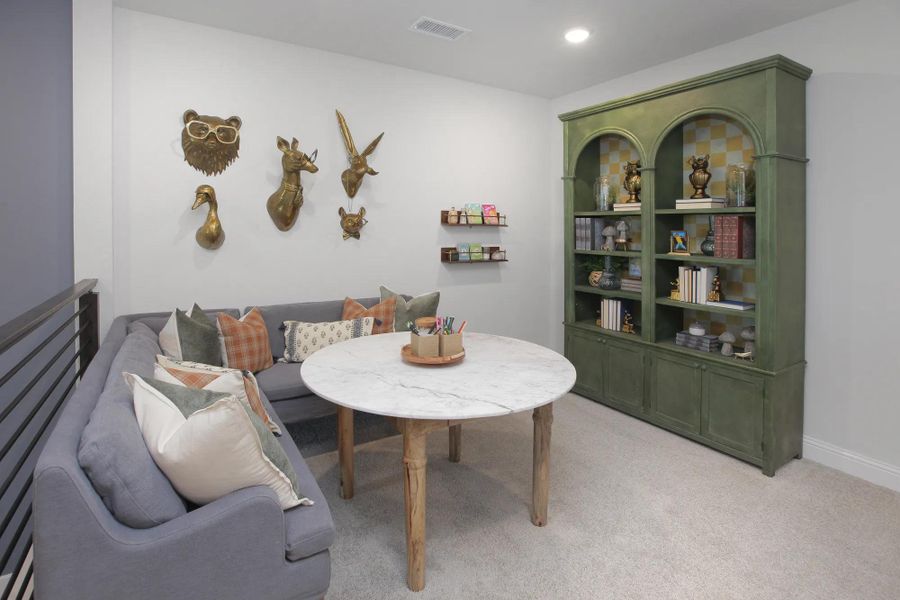 Representative furnished interior of a home built from the Emberly by Drees Custom Homes in Mosaic Townhomes, Celina (Image 12). Representative furnished interior of a home built from the Emberly by Drees Custom Homes in Mosaic Townhomes, Celina (Image 12).