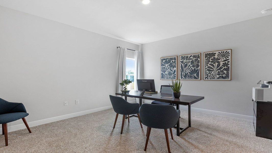 Furnished interior view inside a new home in Fallschase, Tallahassee (Image 31).