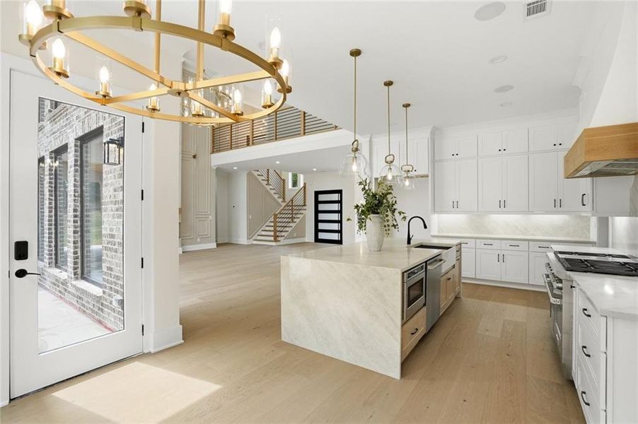 Furnished interior view inside a new home in , Dacula (Image 10).