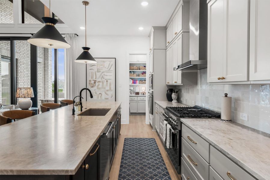 Furnished interior view inside a new home in Santa Rita Ranch, Liberty Hill (Image 15).