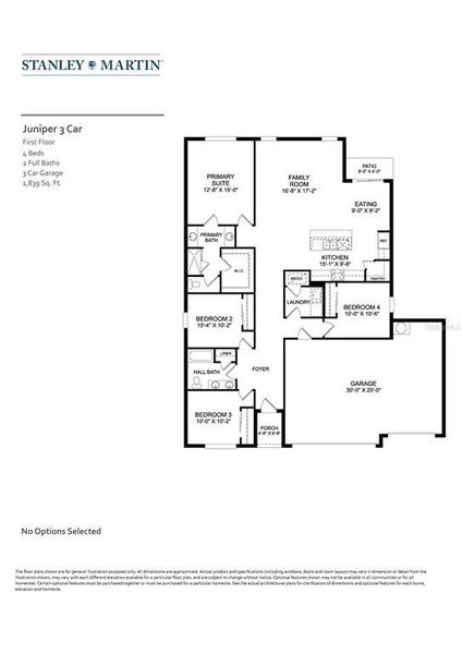 2D floor plan layout of this home in , Palm Bay, FL (Image 4).