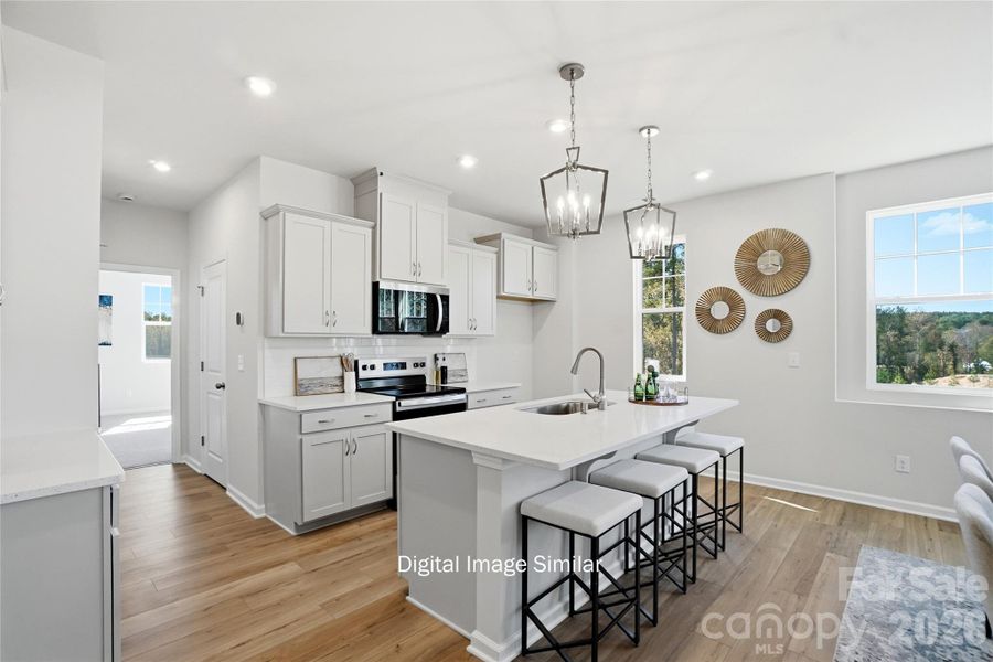 Furnished interior view inside a new home in Bratton Pointe, Rock Hill (Image 4).