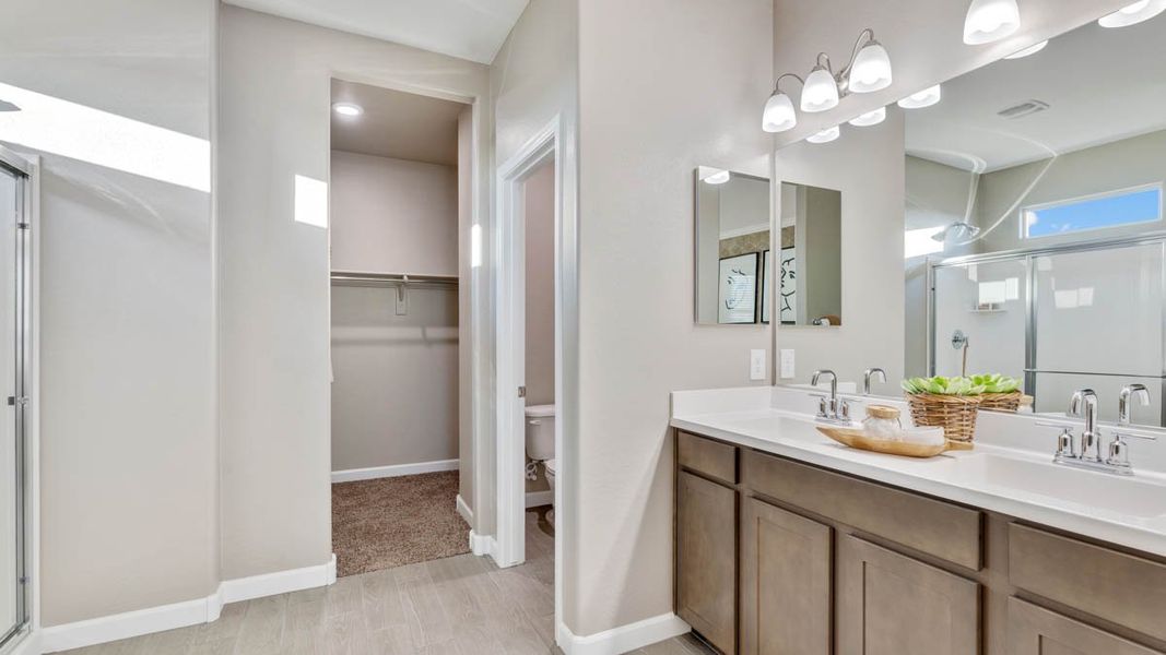 Furnished interior view inside a new home in Desert Moon Estates, Buckeye (Image 25).