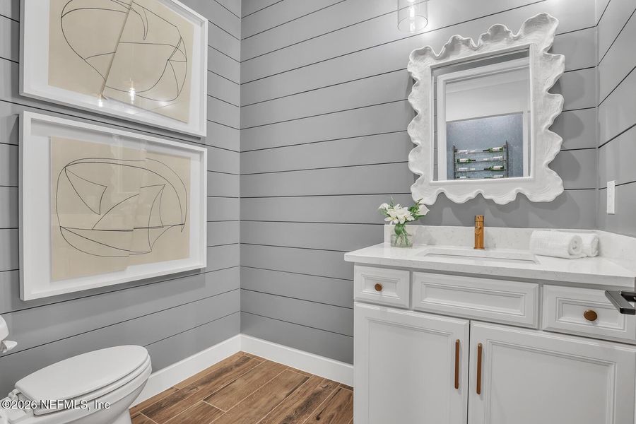 Furnished interior view inside a new home in , Flagler Beach (Image 35).