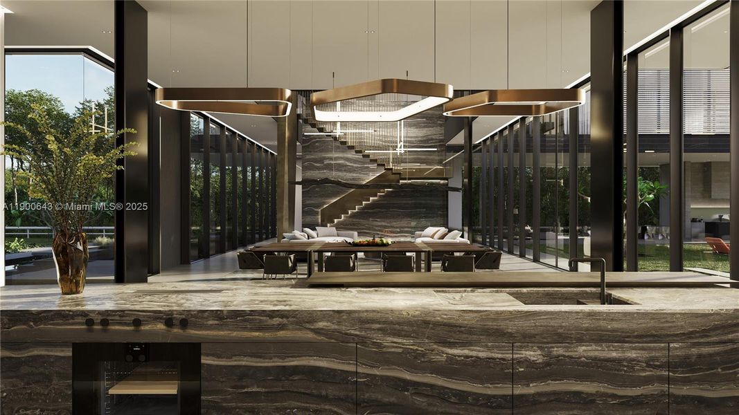 Furnished interior view inside a new home in , Davie (Image 42).