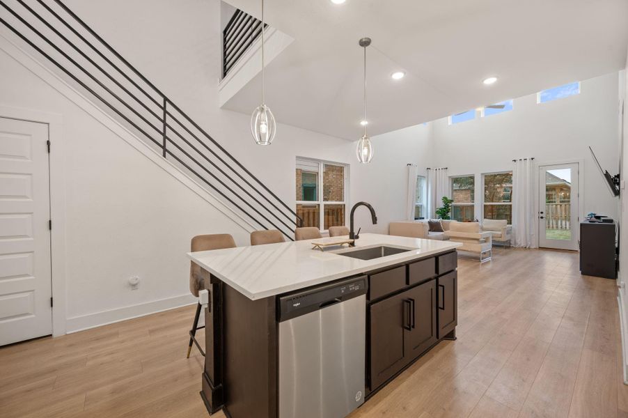 Inviting kitchen area