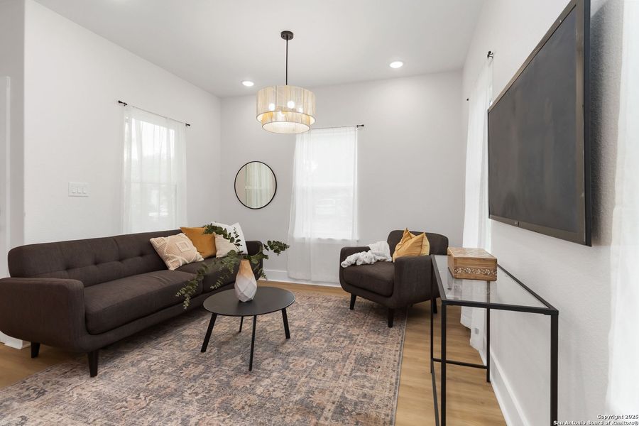 Furnished interior view inside a new home in , San Antonio (Image 13). Furnished interior view inside a new home in , San Antonio (Image 13).