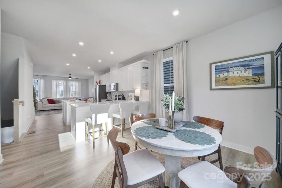 Furnished interior view inside a new home in , Charlotte (Image 8).