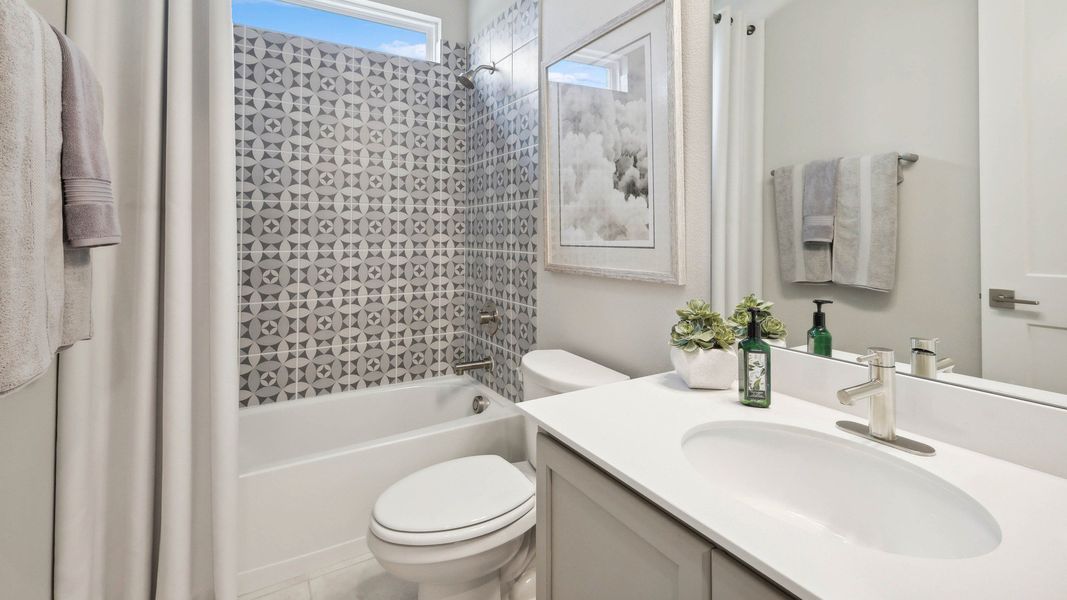 Representative furnished interior of a home built from the Magnolia by Brightland Homes in Hulen Trails, Fort Worth (Image 16).