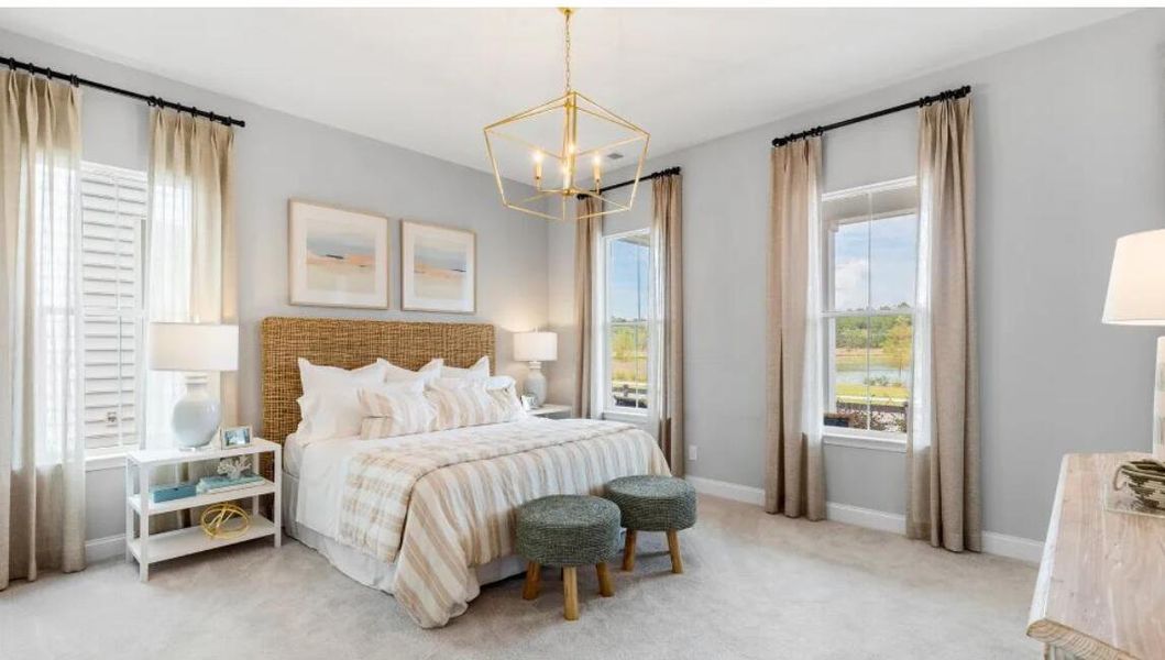 Furnished interior view inside a new home in Carnes Crossroads, Summerville (Image 9).
