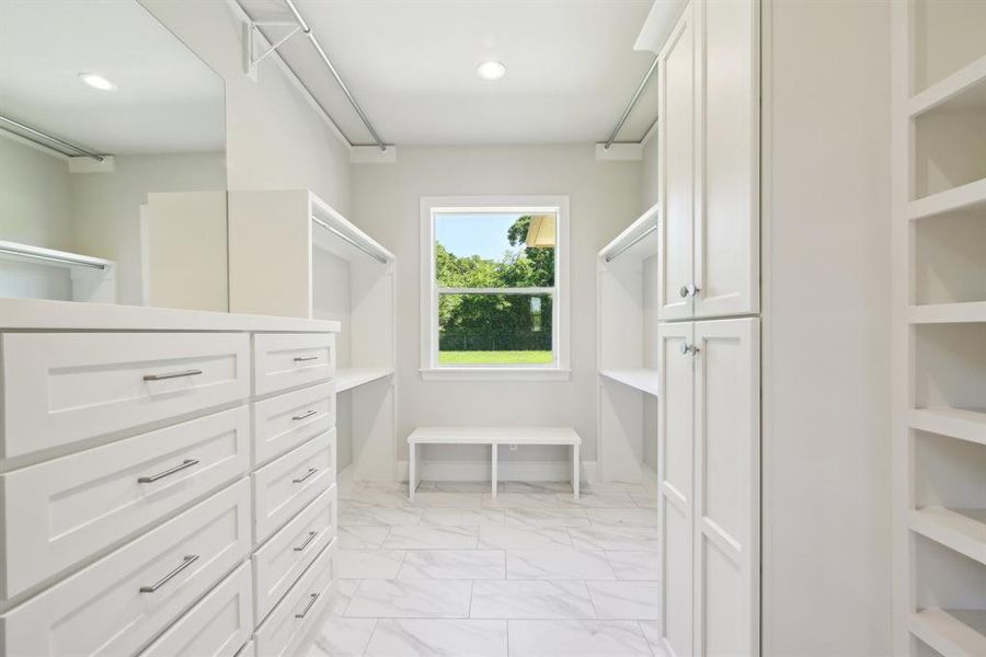 Primary Walk-in Closet Primary Walk-in Closet