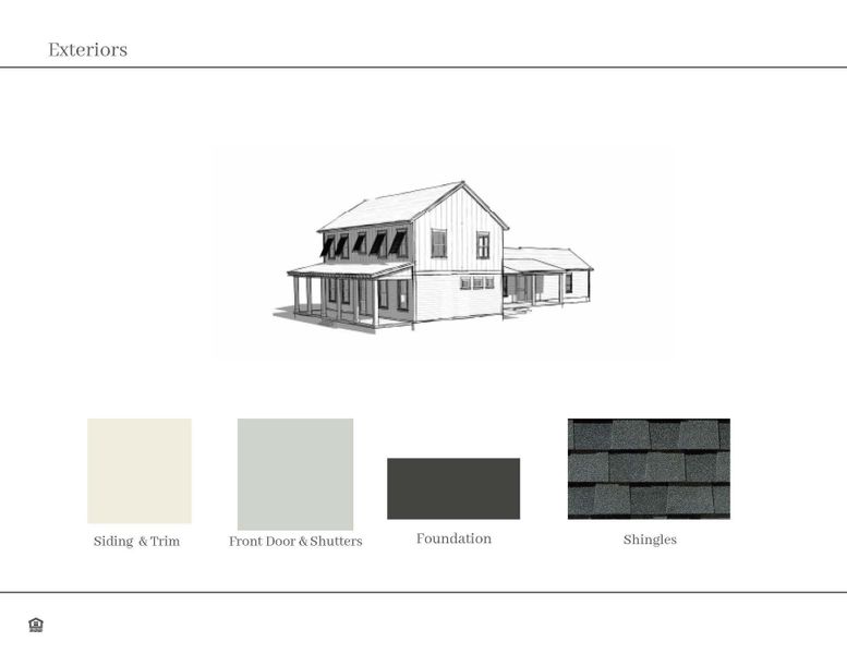 Sample of building materials used in homes in The Domus Collection at Midtown Nexton, Summerville (Image 25).