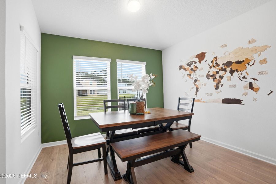 Furnished interior view inside a new home in , Jacksonville (Image 11).