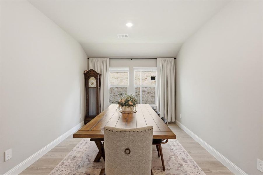 Furnished interior view inside a new home in Tesoro at Chisholm Trail Ranch, Crowley (Image 17).