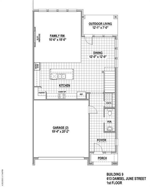 1st Level Floor Plan 1st Level Floor Plan