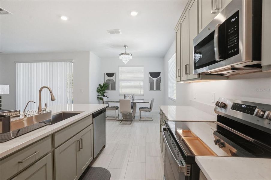 Furnished interior view inside a new home in Mirada Active Adult, San Antonio (Image 18).