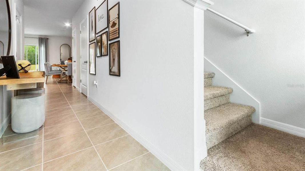 Furnished interior view inside a new home in , Davenport (Image 29).