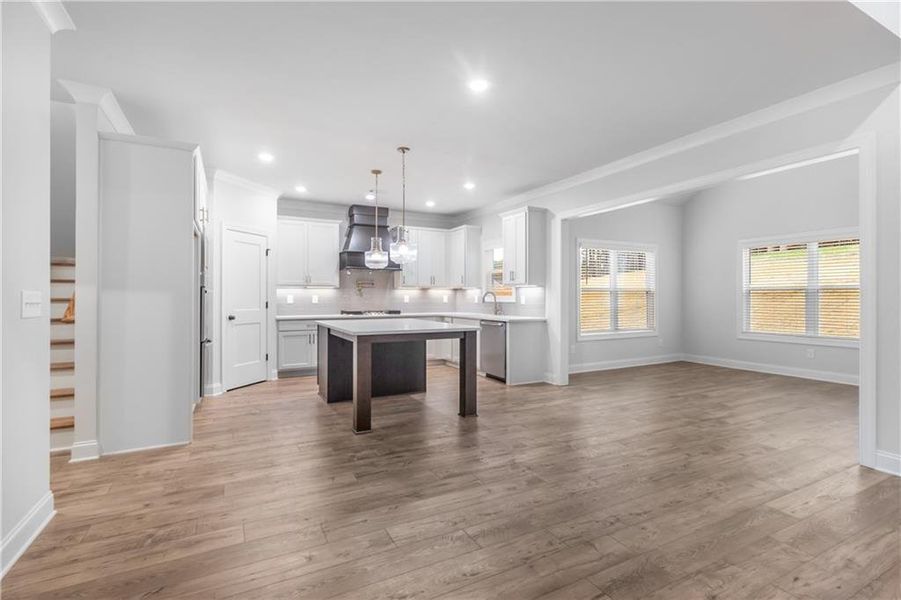 Furnished interior view inside a new home in Belle Woode Estates, Monroe (Image 11).