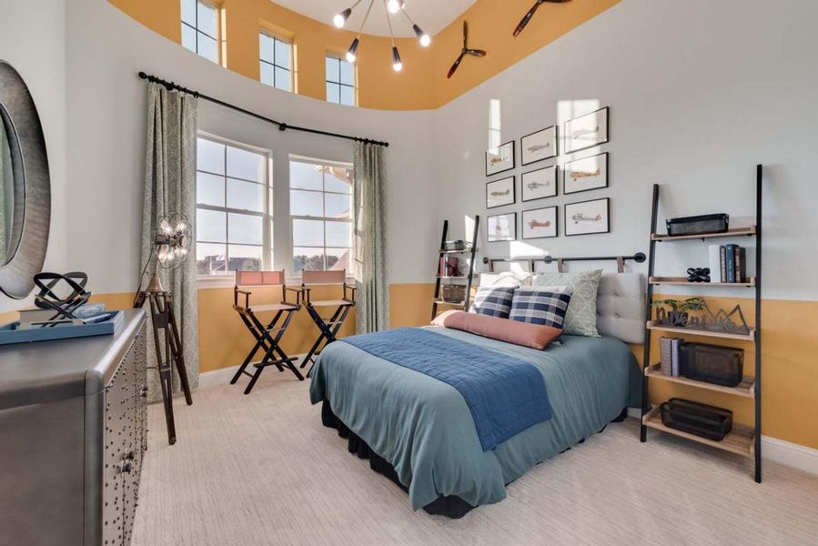 Representative furnished interior of a home built from the Lake Forest by Grand Homes in Grand Oaks, Celina (Image 24).