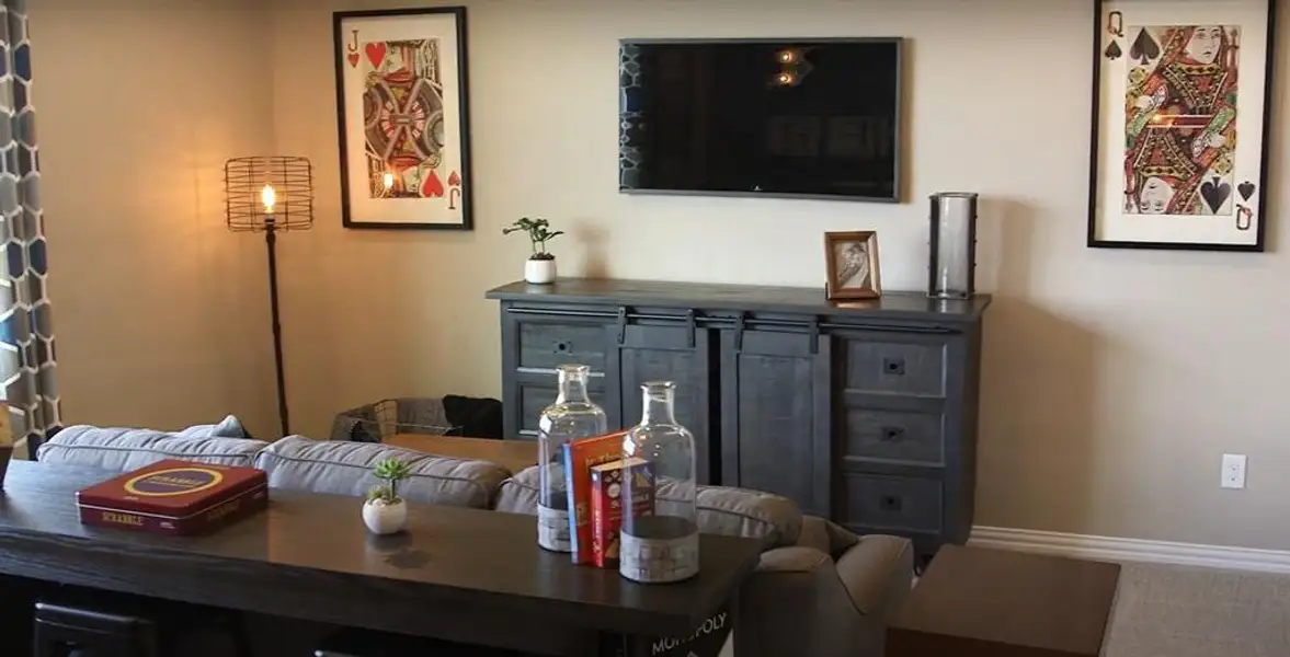 Furnished interior view inside a new home in Goodland: Crossings 50', Venus (Image 10). Furnished interior view inside a new home in Goodland: Crossings 50', Venus (Image 10).