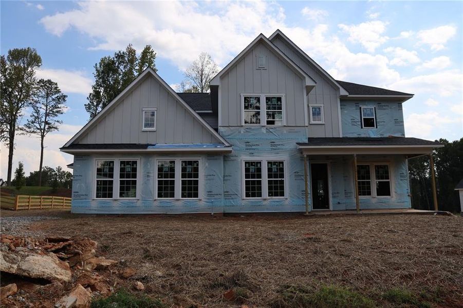 In-progress construction of a new home in Meadow Brook Farms, Cumming, GA (Image 8).
