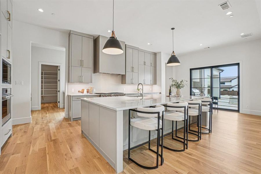 Furnished interior view inside a new home in , Southlake (Image 28). Furnished interior view inside a new home in , Southlake (Image 28).