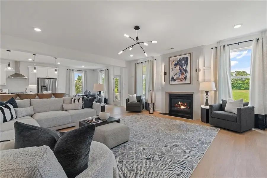 Furnished interior view inside a new home in Westwind Estates, Hampton (Image 9).