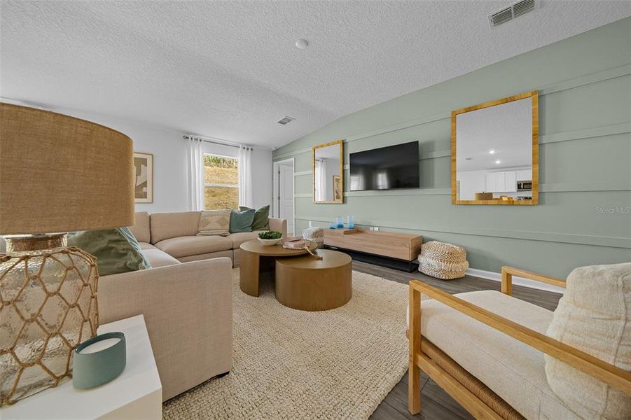 Furnished interior view inside a new home in Tara Forest East, Alachua (Image 28).