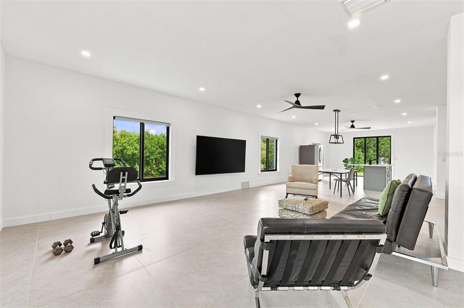 Furnished interior view inside a new home in , Port Richey (Image 17).