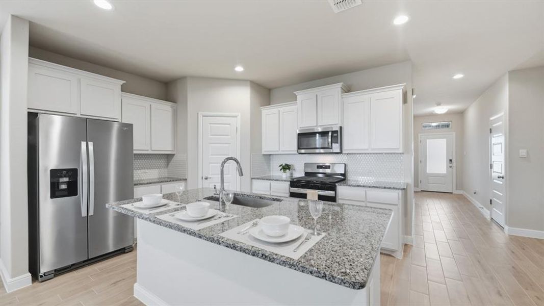 Furnished interior view inside a new home in Legado, Cleburne (Image 7).