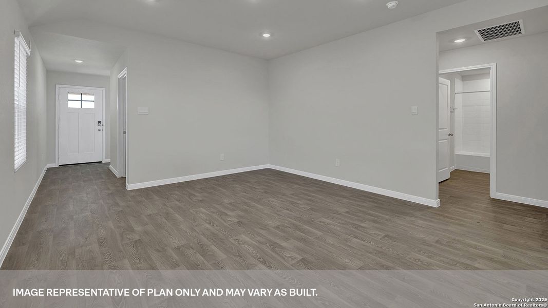 Spacious, unfurnished interior of a new home in Whisper South, San Marcos (Image 17).