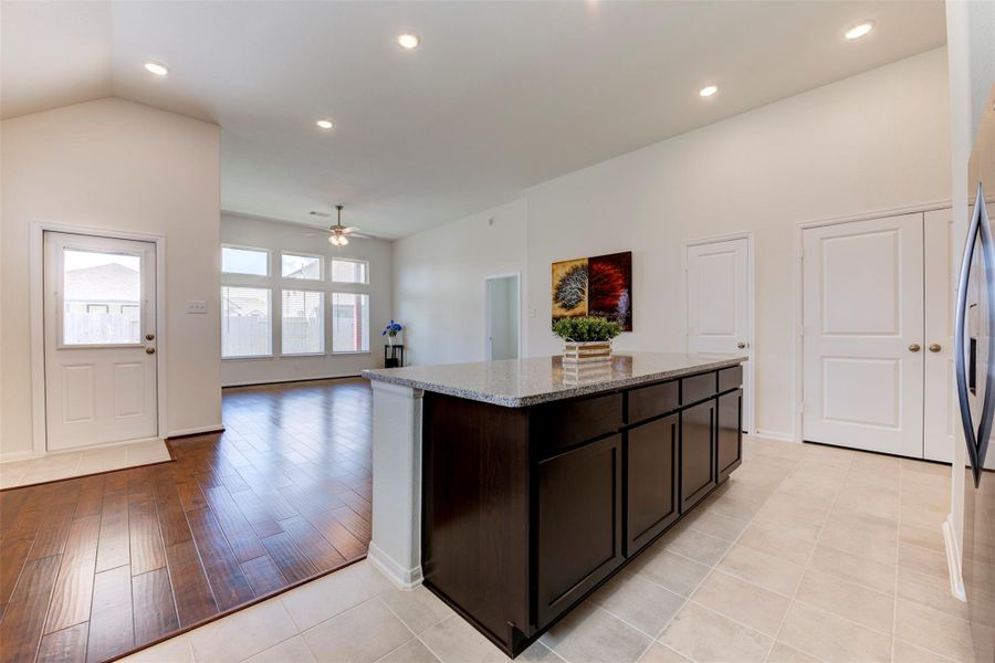 Furnished interior view inside a new home in Sunterra, Katy (Image 8).