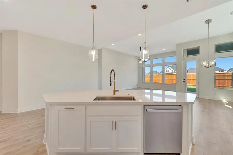 Furnished interior view inside a new home in Sandbrock Ranch, Aubrey (Image 13). Furnished interior view inside a new home in Sandbrock Ranch, Aubrey (Image 13).