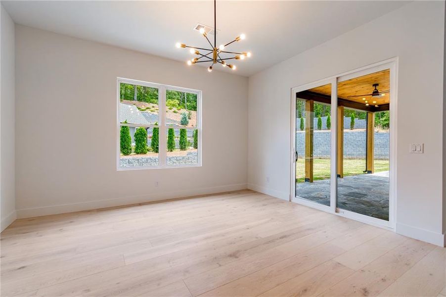 Spacious, unfurnished interior of a new home in , Gainesville (Image 63).