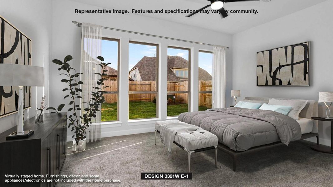 Furnished interior view inside a new home in Kresston 65', Magnolia (Image 7). Furnished interior view inside a new home in Kresston 65', Magnolia (Image 7).