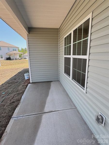 Exterior details and patio area of a home in Kerns Ridge, Salisbury (Image 3).