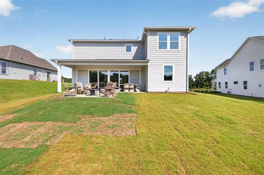 Exterior details and patio area of a home in Amherst, McDonough (Image 3).
