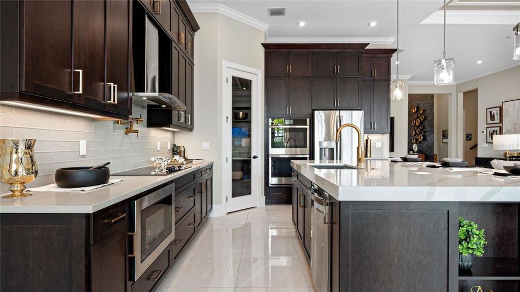 Furnished interior view inside a new home in Cresswind at Lake Harris, Tavares (Image 18). Furnished interior view inside a new home in Cresswind at Lake Harris, Tavares (Image 18).