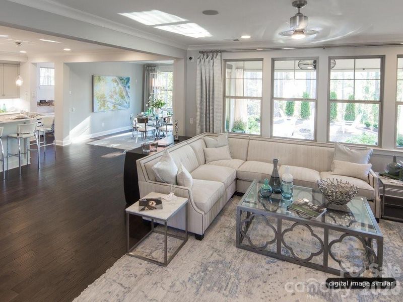 Furnished interior view inside a new home in , Fort Mill (Image 5).