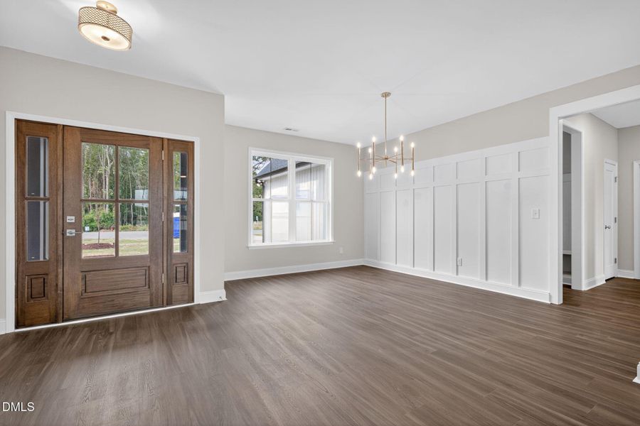 Foyer and Dining Room