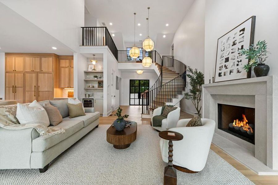 Furnished interior view inside a new home in , Ellijay (Image 16).